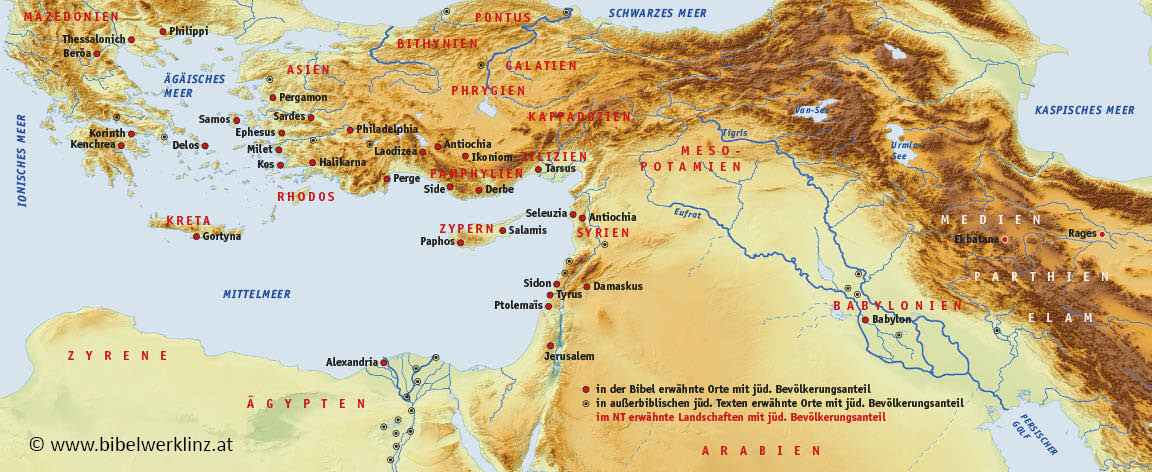 Altes landkarte testament israel